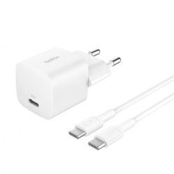 �������� ���������� ������� Belkin 25�� USB-� PD PPS, ������ USB-� > USB-�, 1�, PVC, ����� WCA012KQ1MWH-B6