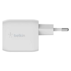   Belkin Home Charger 45W GAN PD PPS Dual USB- WCH011VFWH -  5