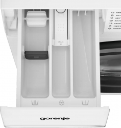 Пральна машина Gorenje фронтальна, 8кг, 1400, A+++, 51см, дисплей, пара, білий WG2P84A32 - Картинка 12