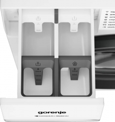 Пральна машина Gorenje фронтальна, 8кг, 1400, A++, 46см, дисплей, пара, Wi-Fi, білий WG4S84B1 - Картинка 12