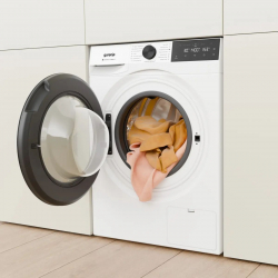 Пральна машина Gorenje фронтальна, 8кг, 1400, A++, 46см, дисплей, пара, Wi-Fi, білий WG4S84B1 - Картинка 3