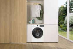 Пральна машина Gorenje фронтальна, 8кг, 1400, A++, 46см, дисплей, пара, Wi-Fi, білий WG4S84B1 - Картинка 2