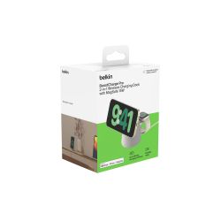 Беспроводное зарядное устройство Belkin 2in1 MagSafe iPhone/Watch/AirPods, Sand Mass WIZ020VFH37 - Картинка 12