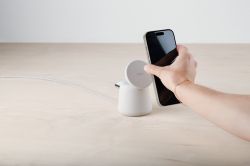 Беспроводное зарядное устройство Belkin 2in1 MagSafe iPhone/Watch/AirPods, Sand Mass WIZ020VFH37 - Картинка 2