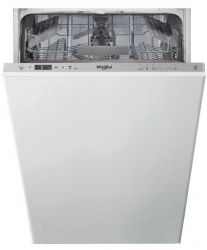Посудомоечная машина Whirlpool встраиваемая, 10компл., A+, 45см, дисплей, белый WSIC3M17