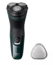 ������������� Philips X3002/00 Shaver 3000X, Black, �������, ���� �� ������ ������, 3 �������, ������ �� ��������� ����, ���� PowerCut, ����� ������� 4D, ����������/������