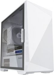  Zalman Z1 ICEBERG WHITE,  , 2xUSB3.0, 1xUSB2.0, 3x120mm Black fans, TG Side Panel, mATX, White Z1ICEBERGWH -  1