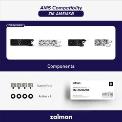 Zalman   AMD AM5 ZM-AM5MKB, RESERATOR5Z24BLACK/WHITE, RESERATOR5Z36BLACK/WHITE ZM-AM5MKB