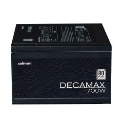 Zalman ���� �������� Decamax (700W) 85%, 80 Plus, 120��, 1xMB 24pin(20+4), 1xCPU 8pin(4+4), 3xMolex, 6xSATA, 4xPCIe 8pin(6+2) ZM700-LX3 - �������� 5