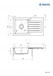 ����� �������� Deante Zorba, ������, �������., � ������, 760�440�160��, ���� - 1, ���������, ����� ZQZ_7113 - �������� 2