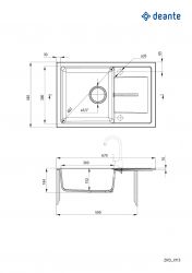 ����� �������� Deante Leda, ������, �������., � ������, 670�440�164��, ���� - 1, ���������, ����� ZRD_7113 - �������� 3