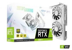 ³ ZOTAC GeForce GTX 3060 Ti, Gaming AMP, 8Gb DDR6, 256-bit, HDMI/3xDP, 1755/14000 MHz, 2*8-pin (ZT-A30610F-10PLHR) -  1