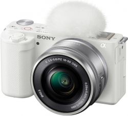 .  Sony Alpha ZV-E10 kit 16-50mm White ZVE10LW.CEC