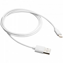  USB Type-C Canyon Charging & Data USB Type-C White 1m (CNE-USBC1W) -  2