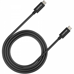  USB Type-C Canyon UC-44 Type-C to Type-C 1m Black (CNS-USBC44B) -  1