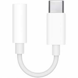  USB Type-C Apple USB-C to 3.5 mm Headphone Jack Adapter (MU7E2)