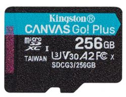    ' Kingston microSD  256GB C10 UHS-I U3 A2 R170/W90MB/s -  1
