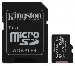  '  ' 128 GB microSDXC Kingston Canvas Select Plus Class 10 UHS-I R100MB/s (SDCS2/128GB) -  1