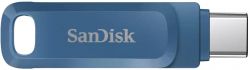  SanDisk  128GB USB 3.1 Type-A + Type-C Ultra Dual Drive Go Navy Blue