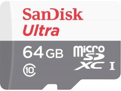  '  ' SanDisk microSD   64GB C10 UHS-I R100MB/s Ultra -  1