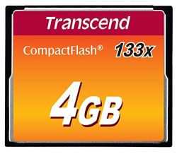  '  ' Transcend CompactFlash   4GB 133X -  1