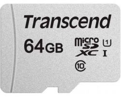    ' Transcend microSD  64GB C10 UHS-I R95/W40MB/s + SD -  1