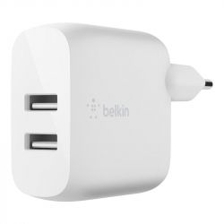   Belkin Home Charger (24W) DUAL USB 2.4A White