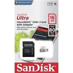  ' SanDisk microSDHC, 16Gb, Class10, SD  (SDSQUNS-016G-GN3MA) -  2