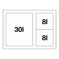 Система сортування відходів Blanco - SELECT II XL 60 - 3 (526205) - Картинка 3