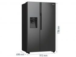 ����������� Side-by-Side GORENJE NRR 9185 ESBXL - �������� 11