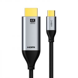  CableTime USB Type-C (M) - HDMI (M), 1.4V, 4K/30Hz, 3  (CC12N) (CA915378)