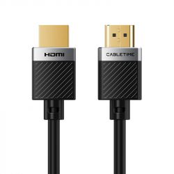 HDMI2.0 CABLE AM/AM, 4k/60hz, Gold plated, Black PVC Jacket (CA915811)
