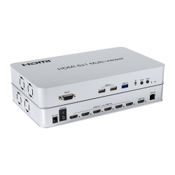 ��������������� ��������� PowerPlant HDMI 6x1 Multi-viewer 1080p (HDSW6-Q) (CA916009)
