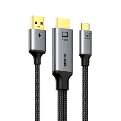 ������ CableTime HDMI - USB-C 4K60Hz, 2 � (CC18L) (CA916542)