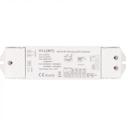 V1-L(WT) ��������� ��� ����������� ������, 12-48V, 1x15A, Push-Dimm, Tuya, Wi-Fi (HS084646)