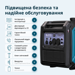 Інверторний газобензиновий генератор Konner&Sohnen 4000iEG S - Картинка 10