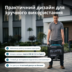 Інверторний генератор Knner & Shnen Konner&Sohnen 4500i - Картинка 4