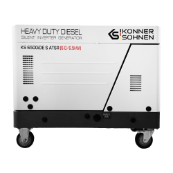Дизельний інверторний генератор у шумозахисному кожусі Konner&Sohnen 6500iDE S ATSR - Картинка 10
