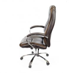 Кресло офисное АКЛАС Бешар CH ANF Коричневый (PU-темно-коричневый) - Картинка 3