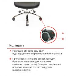 Кресло офисное АКЛАС Сетиф CH ANF Черный (PU-черный) - Картинка 13