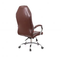 Кресло офисное АКЛАС Альваро ANF Коричневый (PU Dark Brown) - Картинка 5