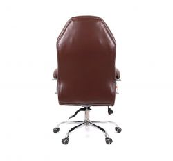 Кресло офисное АКЛАС Альваро ANF Коричневый (PU Dark Brown) - Картинка 4