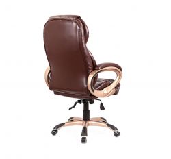 Кресло офисное АКЛАС Томар ANF Коричневый (PU Dark Brown) - Картинка 5