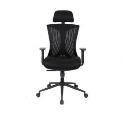 Кресло офисное АКЛАС Тауер BL R-SR SP-7800BK Черный (Mesh 03 black) - Картинка 2