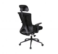 Кресло офисное АКЛАС Тауер BL R-SR SP-7800BK Черный (Mesh 03 black) - Картинка 5