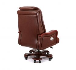 Кресло офисное АКЛАС Тристрам EX RL Коричневый (Кожа Lux LC-I) - Картинка 5