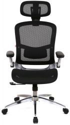 Кресло офисное АКЛАС Трембита R-SR 50015B Черный - Картинка 2