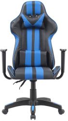 Крісло геймерське АКЛАС Стрік Light ANF Синій (PU-чорний/cиній) - Картинка 2