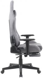 Кресло геймерское АКЛАС Герць RL Серый (Серый велюр) - Картинка 3