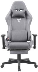 Кресло геймерское АКЛАС Герць RL Серый (Серый велюр) - Картинка 2